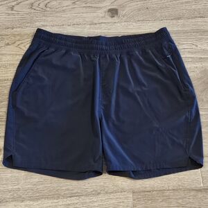 Western Rise Vesitile Movement Athletic Shorts - Navy Blue - Size XL 5.5" Inseam